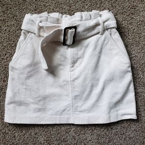 Corduroy mini skirt
